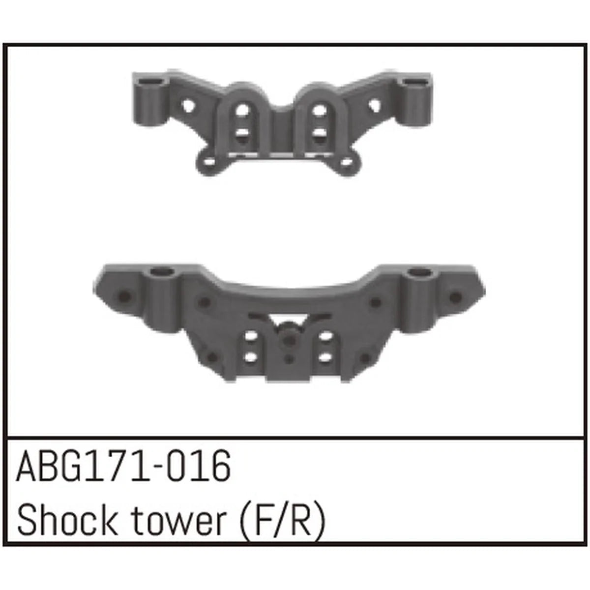 Absima Dämpferbrücke v/h ABG171-016
