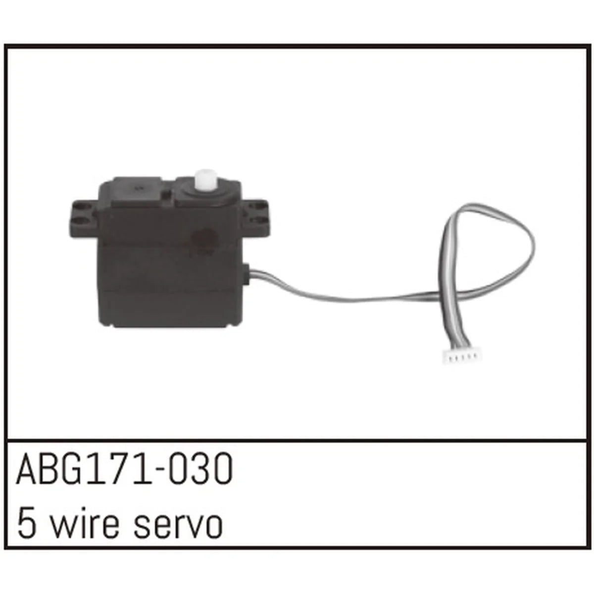 Absima 5-Kabel Lenkservo (2.2KGS) inkl. Servohorn ABG171-030