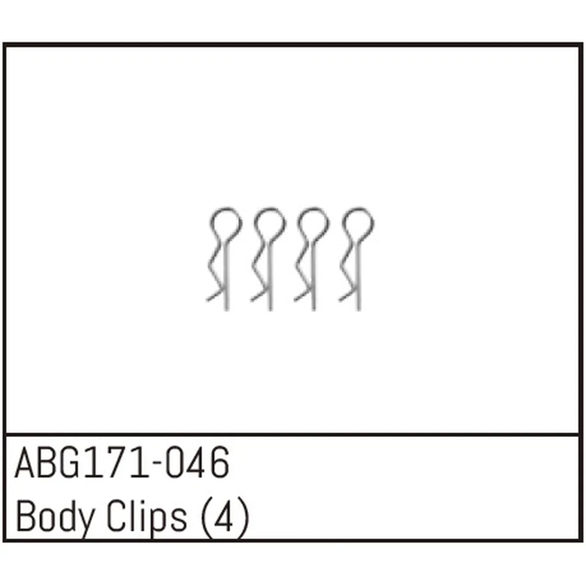 Absima Karosseriesplinte (4) ABG171-046