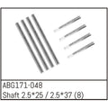 Absima Welle Set - 2.5x25 (4) /2.5x37 (4) ABG171-048