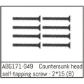 Absima Senkkopfschrauben M2x15 (8) ABG171-049