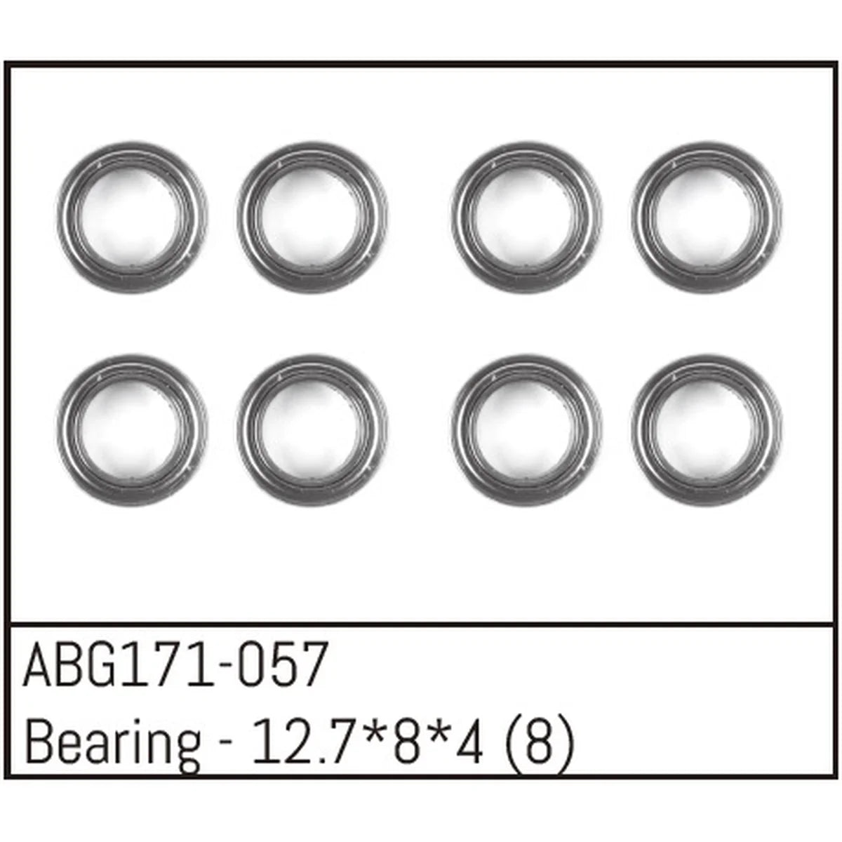 Absima Kugellager 12.7x8x4 ABG171-057