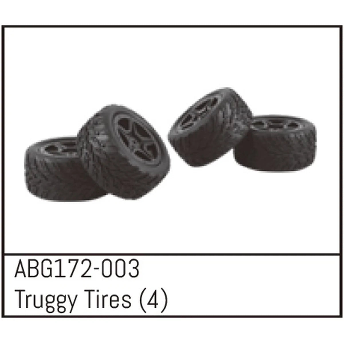 Absima Truggy Räder (2) ABG172-003
