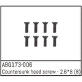 Absima Flachkopfschrauben M2.3x6 (8) ABG173-006
