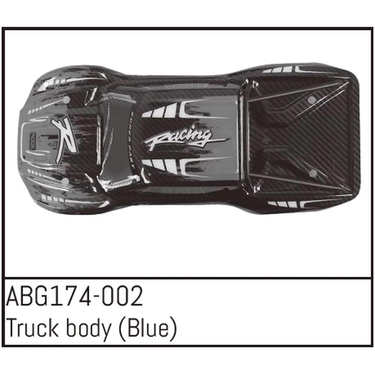 Absima Truck Body Blau ABG174-002