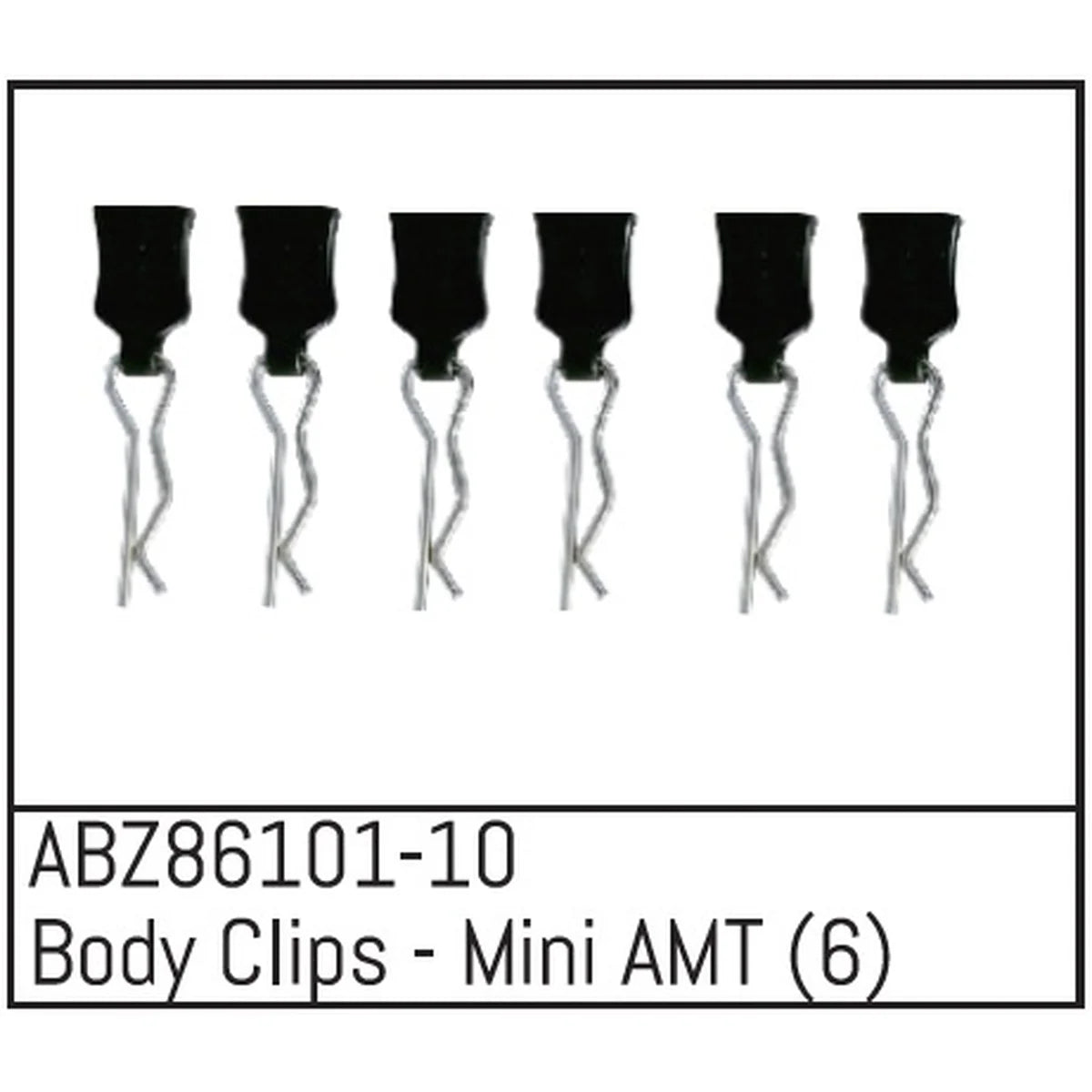 Absima Karosseriesplinte - Mini AMT 6stk ABZ86101-10
