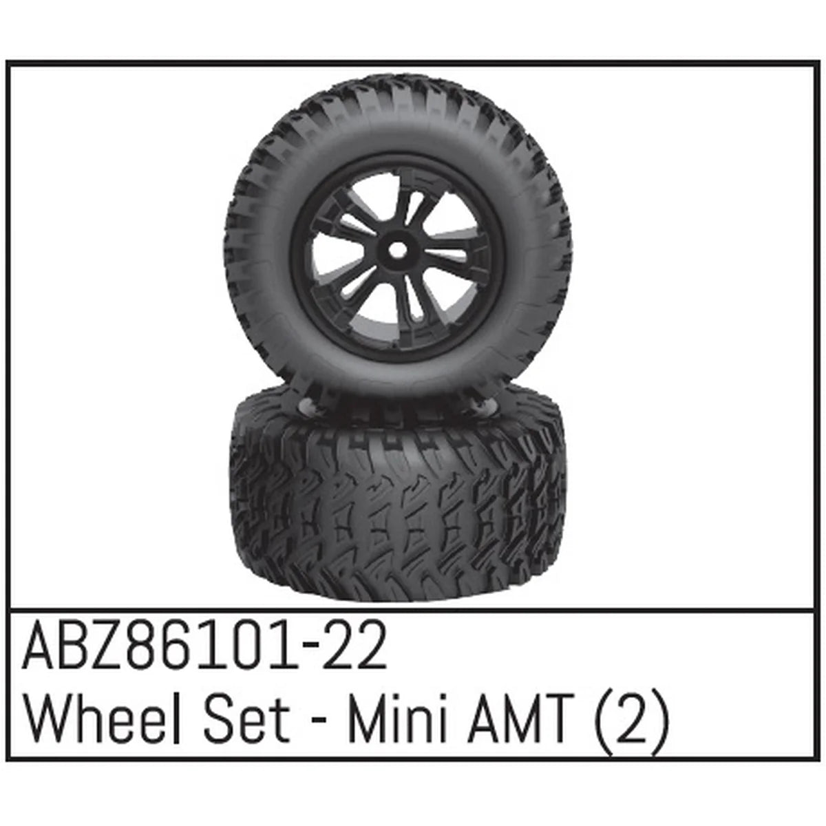 Absima Räderset - Mini AMT (2) ABZ86101-22