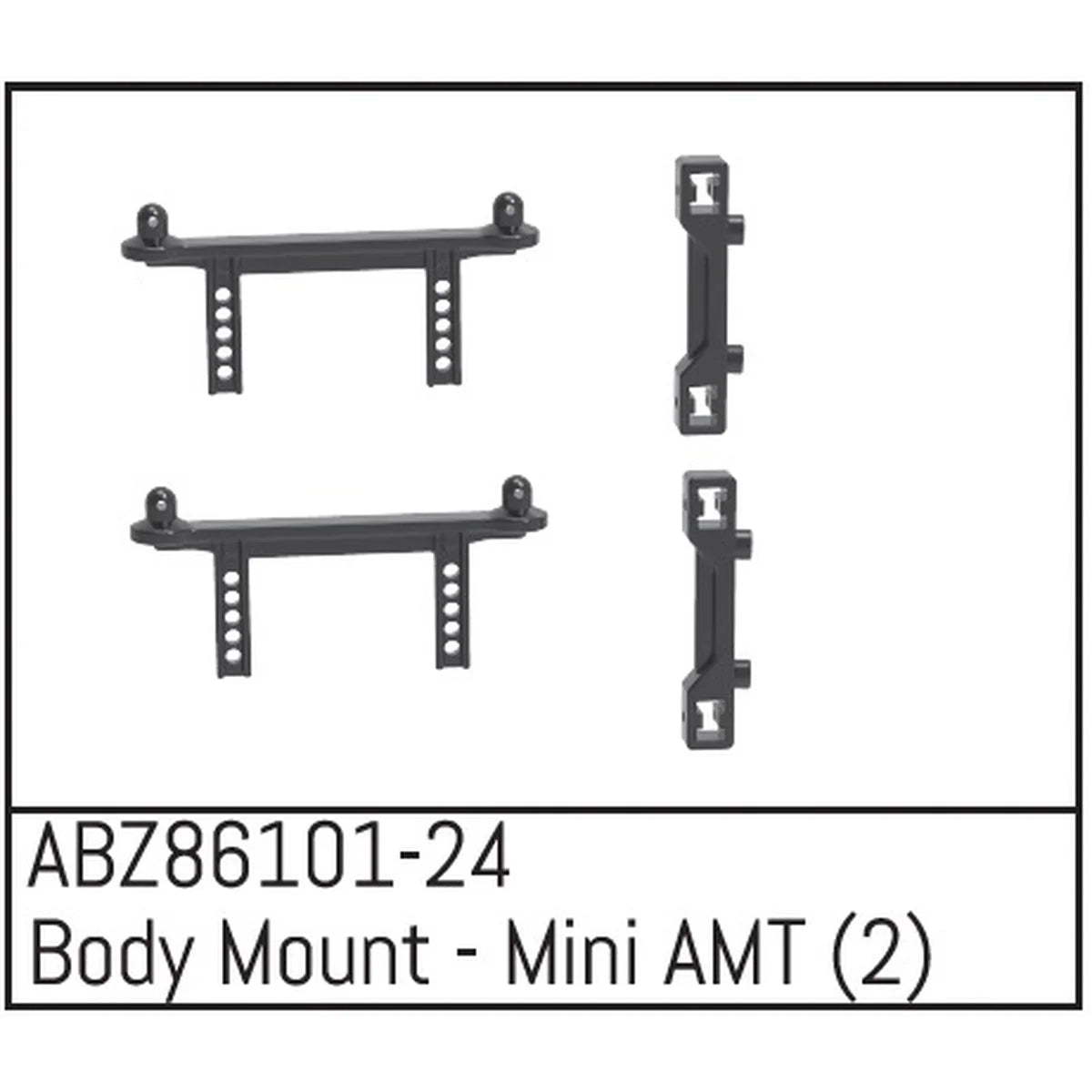 Absima Karosseriehalter - Mini AMT (2) ABZ86101-24