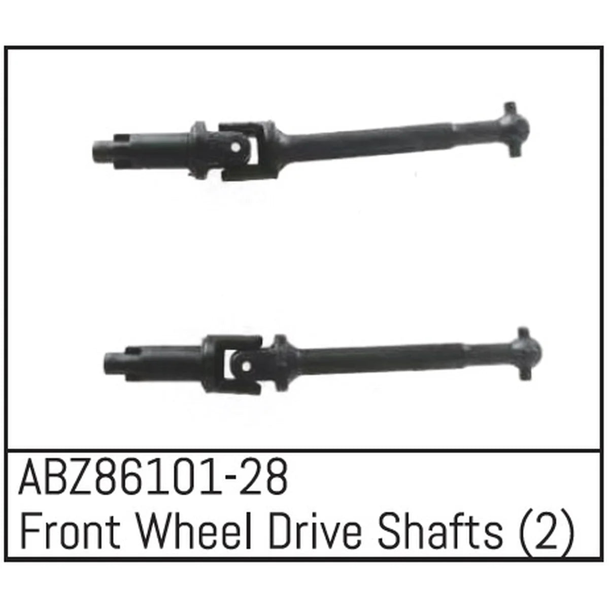 Absima Räder Antriebswellen vorne - Mini AMT (2) ABZ86101-28