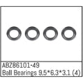 Absima Kugellager 9.5x6.3x3.1 - Mini AMT (4) ABZ86101-49