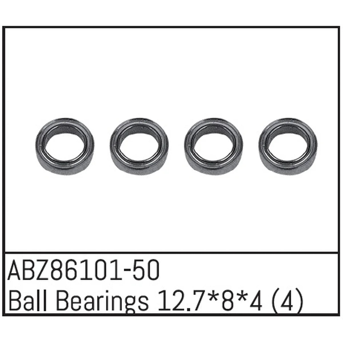 Absima Kugellager 12.7x8x4 - Mini AMT (4) ABZ86101-50