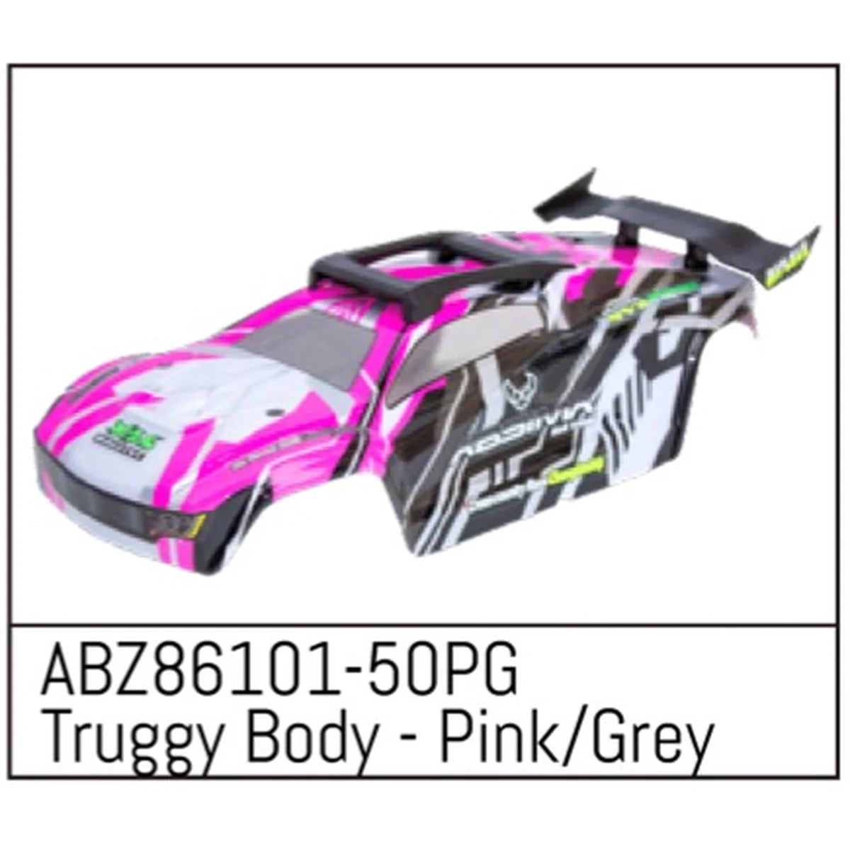 Absima Body grey/ - Mini AT Pink ABZ86101-50PG
