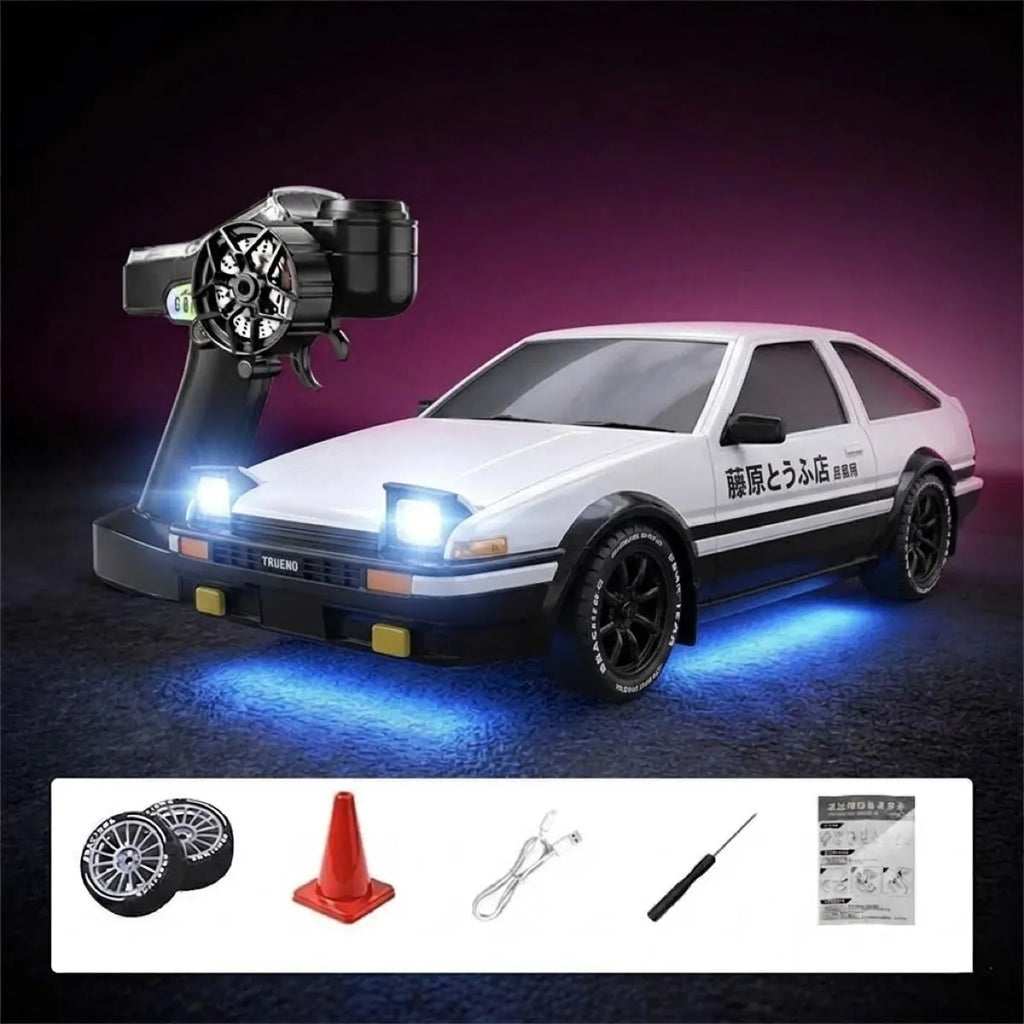 Absima AE86 Truend Drift Car 4WD 10045 im Maßstab 1:43 Drift RTR – Seitenansicht