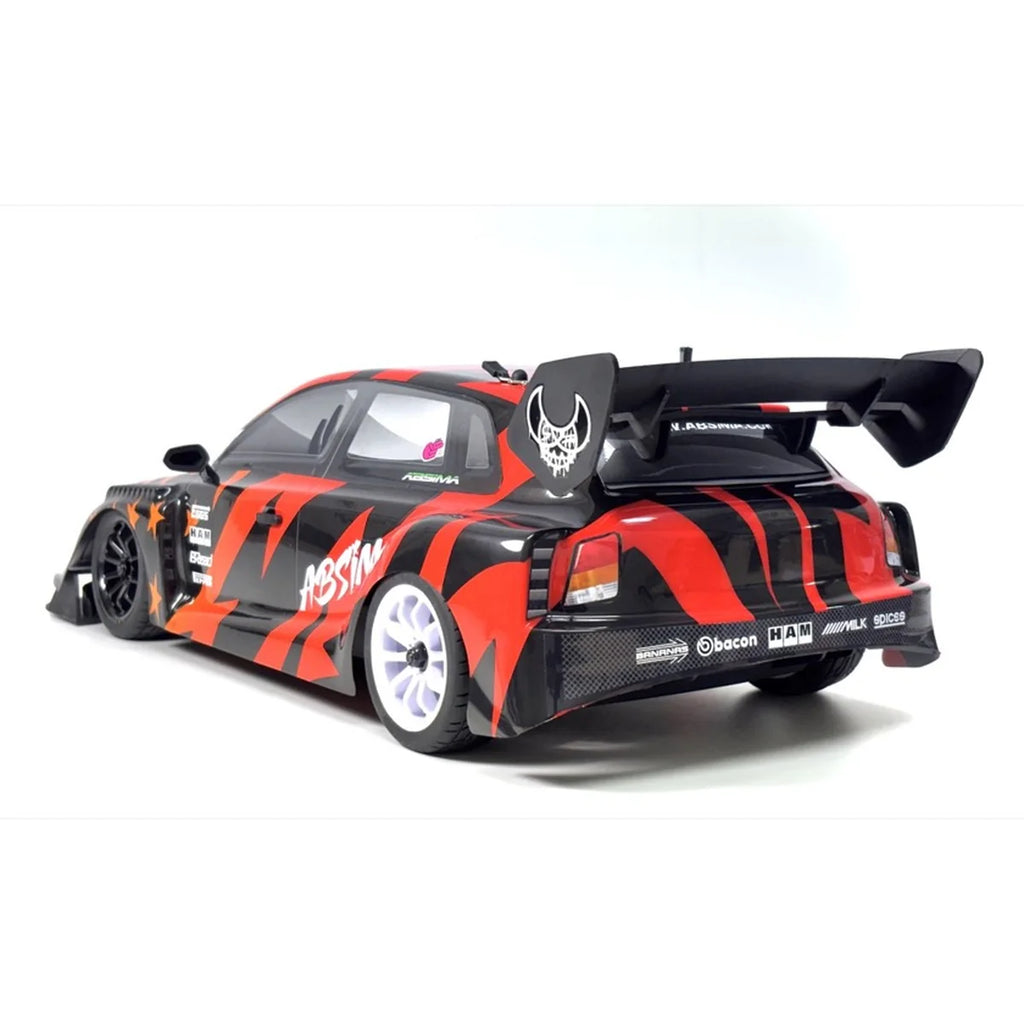 Absima Aero-X On-road brushed 4WD + NiMH 2000mAh 12230-Set im Maßstab 1:10 Onroad RTR – Rückansicht