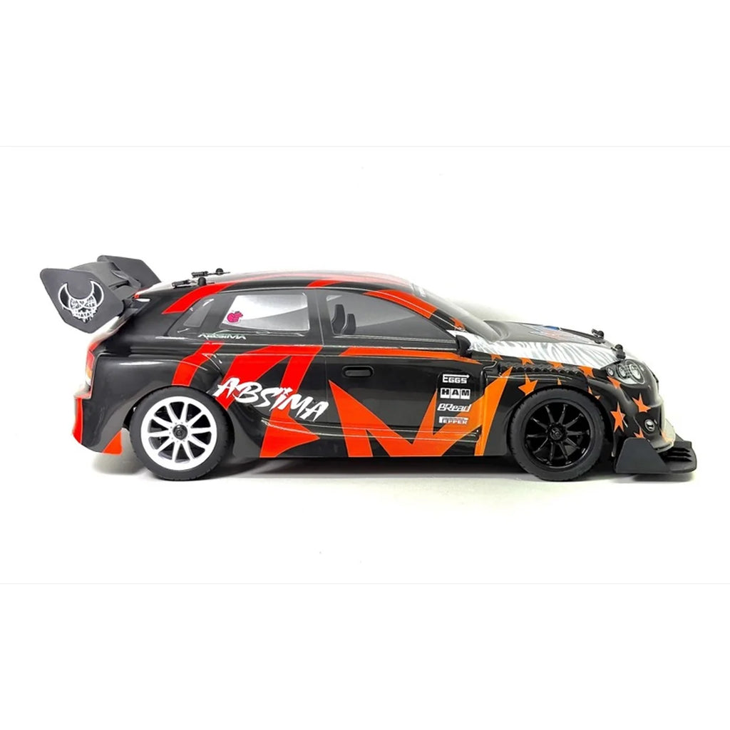 Absima Aero-X On-road brushed 4WD + NiMH 2000mAh 12230-Set im Maßstab 1:10 Onroad RTR – Seitenansicht