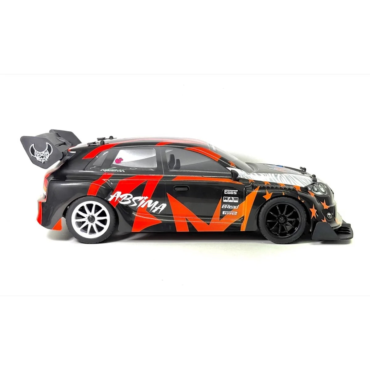 Absima Aero-X On-road brushed 4WD + NiMH 2000mAh 12230-Set im Maßstab 1:10 Onroad RTR – Seitenansicht