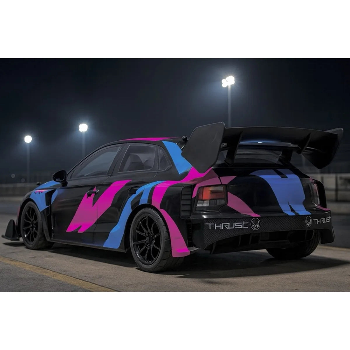 Absima Aero-X On-road brushless 4WD 12231 im Maßstab 1:10 Onroad RTR – Rückansicht