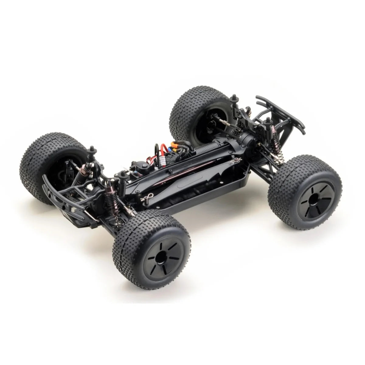 Absima AT3.4-V2 BL Truggy 4WD Brushless 12243V2 im Maßstab 1:10 Truggy RTR – Draufsicht Chassis ohne Karosserie