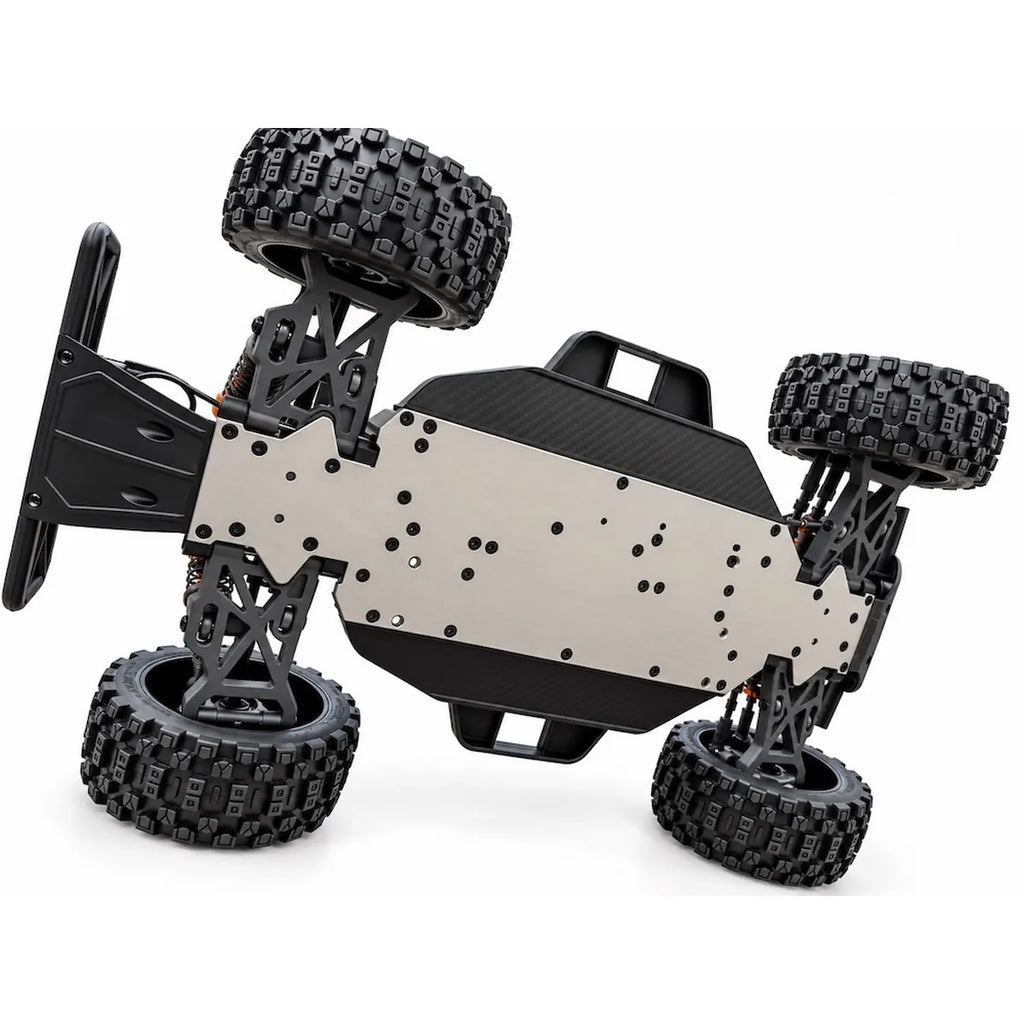 Absima Bashcore BL/3S 4WD Rot/Grün 12124 im Maßstab 1:12 Short Course Truck RTR – Unteransicht