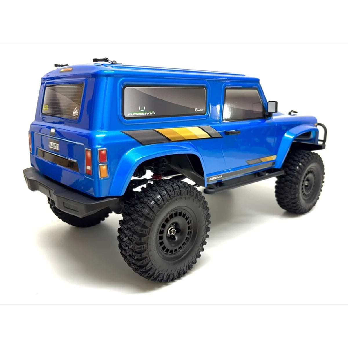 Absima Bronco Crawler CR4.4eco Blau 12052 im Maßstab 1:10 Crawler RTR – Rückansicht