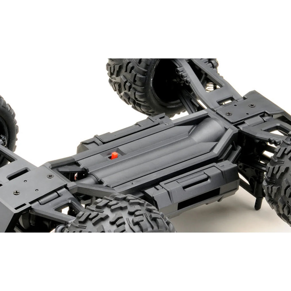 Absima Charger Sand Buggy 4WD 14003 im Maßstab 1:14 Buggy RTR – Unteransicht Chassis ohne Karosserie