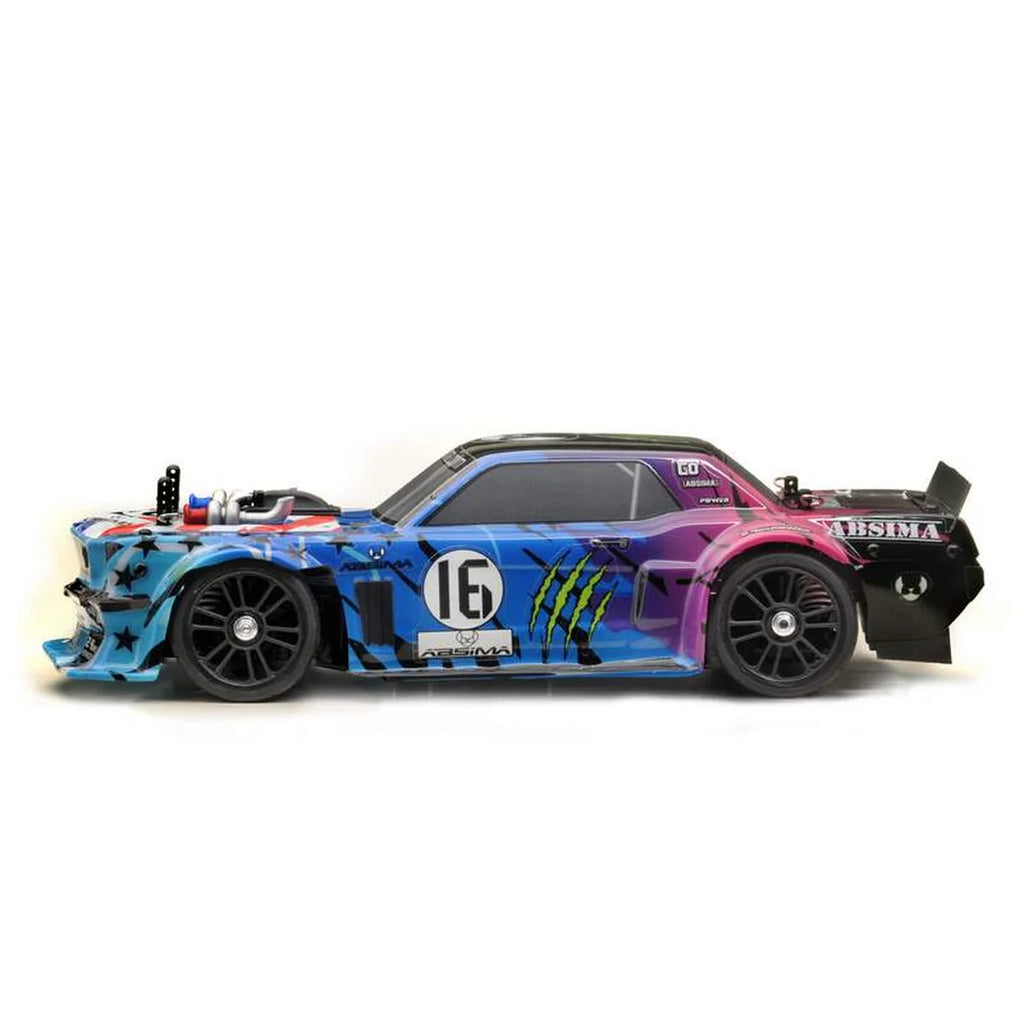 Absima Fun Maker Tourenwagen BL Neon Genesis 16011 im Maßstab 1:16 Onroad RTR – Seitenansicht