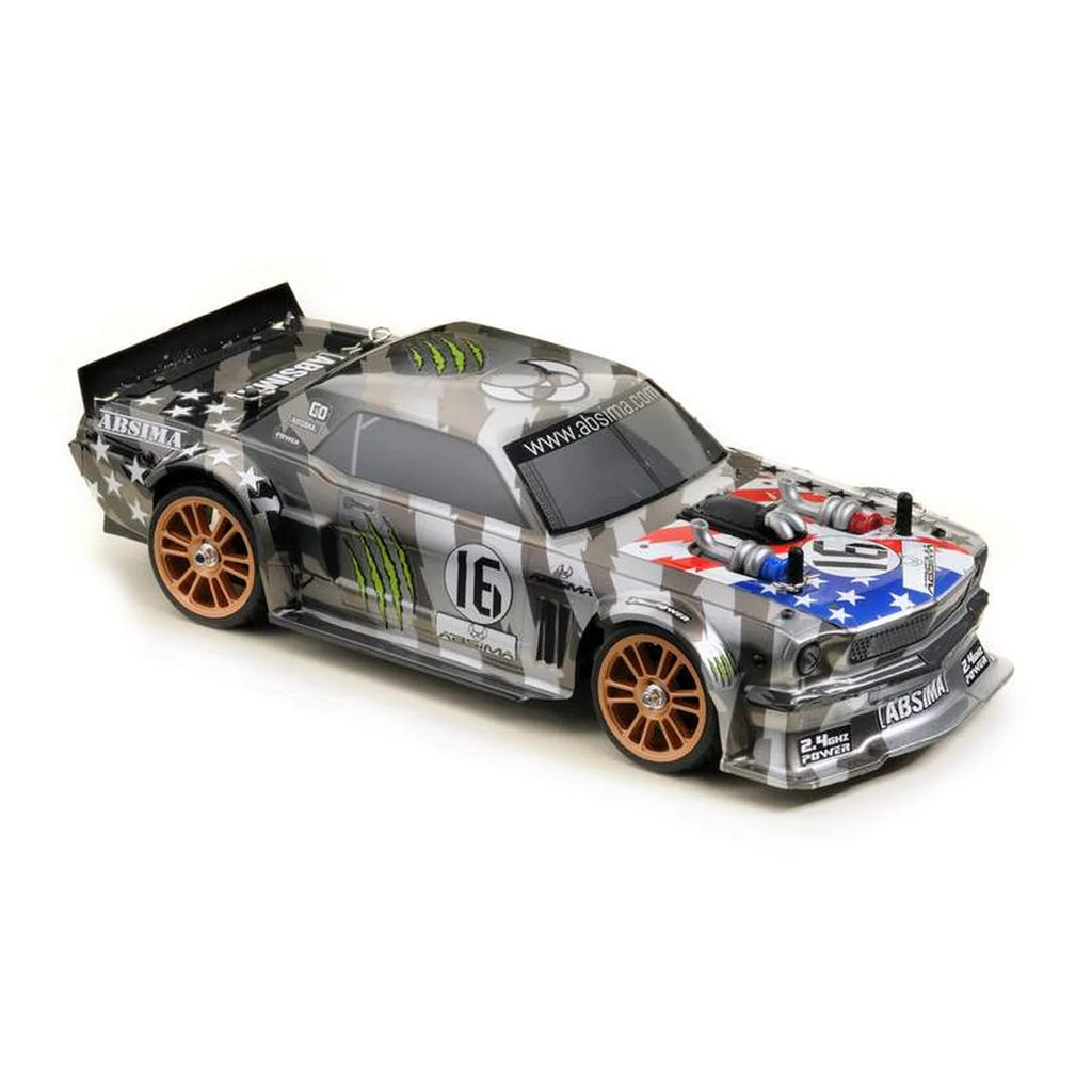 Absima Fun Maker Tourenwagen BL Stars'n Grau 16010 im Maßstab 1:16 Onroad RTR – Seitenansicht