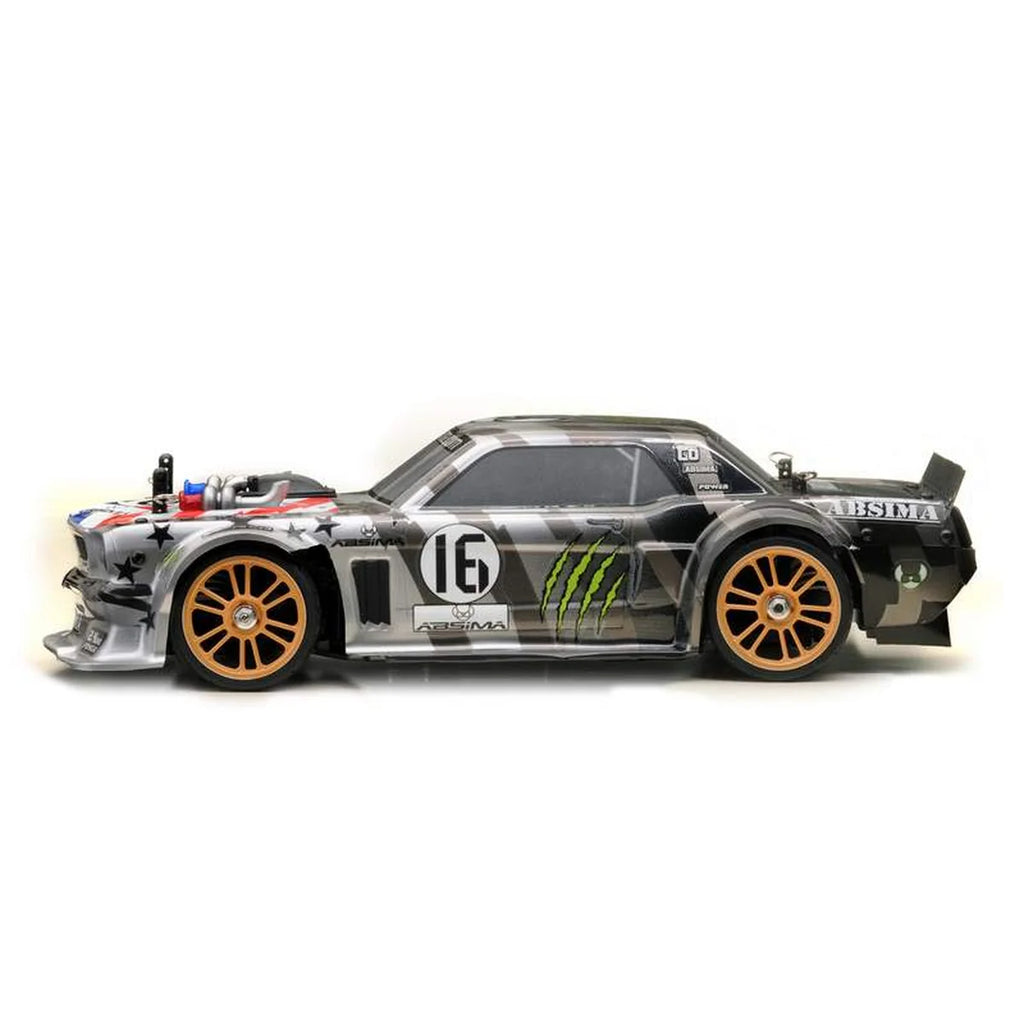 Absima Fun Maker Tourenwagen BL Stars'n Grau 16010 im Maßstab 1:16 Onroad RTR – Seitenansicht
