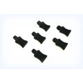 Absima Gummi Splint - Grip 6stk 2440057 Zubehör – Lieferumfang und Zubehör sechs schwarze Gummi-Splinte nebeneinander