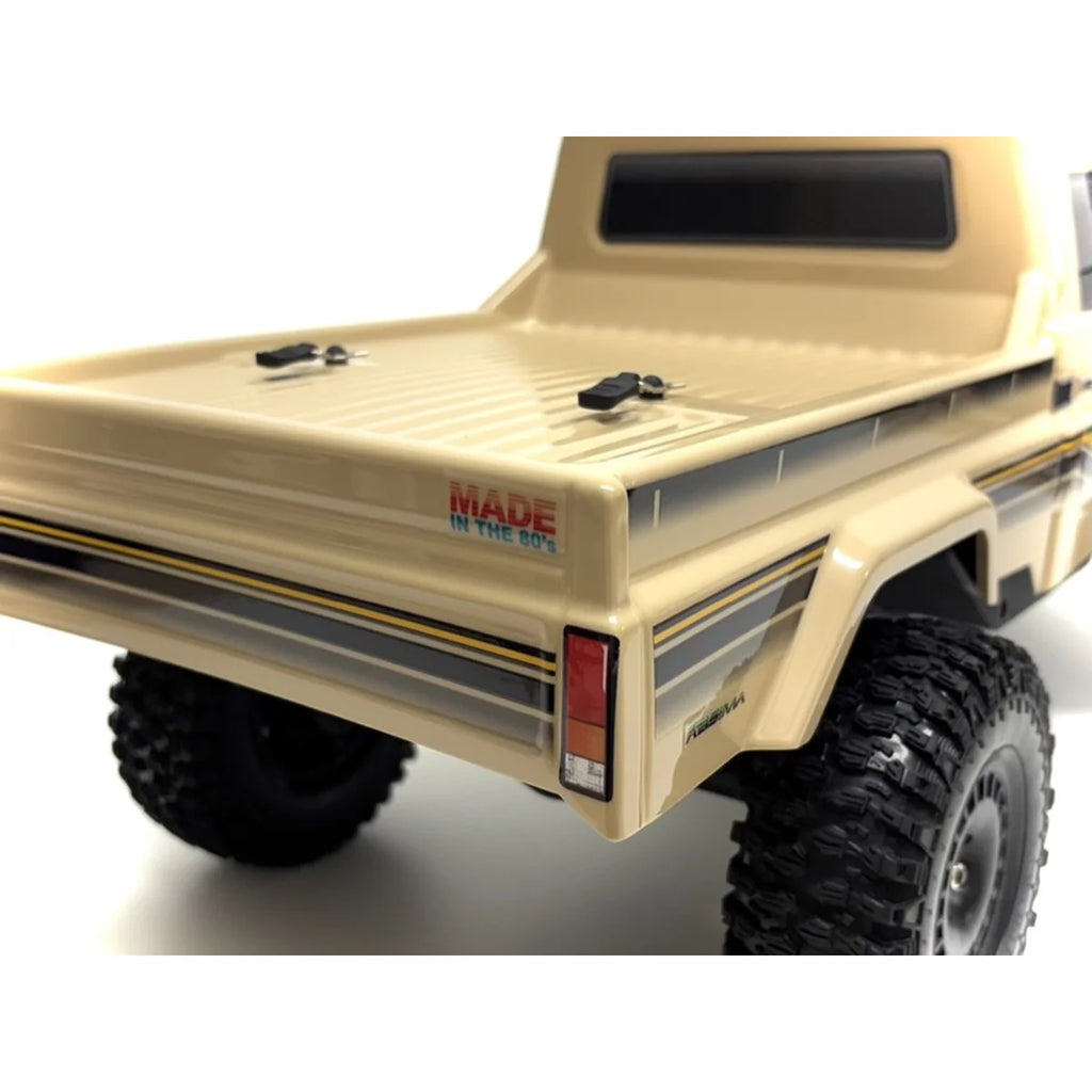 Absima Hilux Crawler CR4.4eco Sandfarben 12051 im Maßstab 1:10 Crawler RTR – Rückansicht