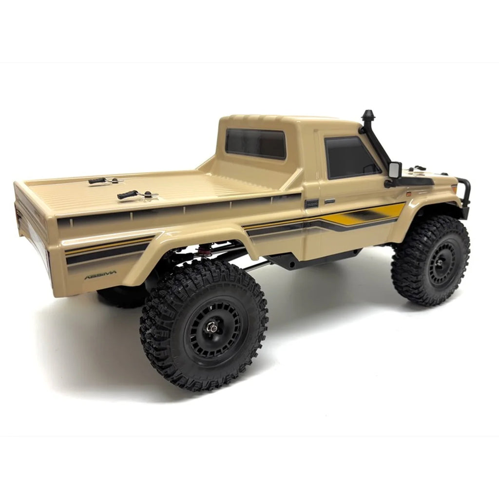 Absima Hilux Crawler CR4.4eco Sandfarben 12051 im Maßstab 1:10 Crawler RTR – Rückansicht