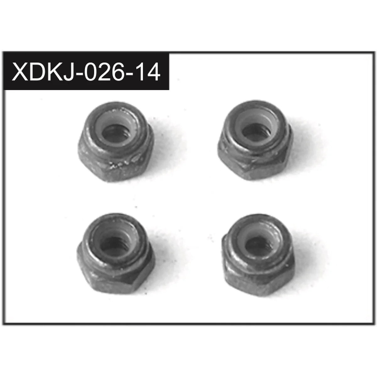 Absima M2.5 Mutter (4) J-026-14