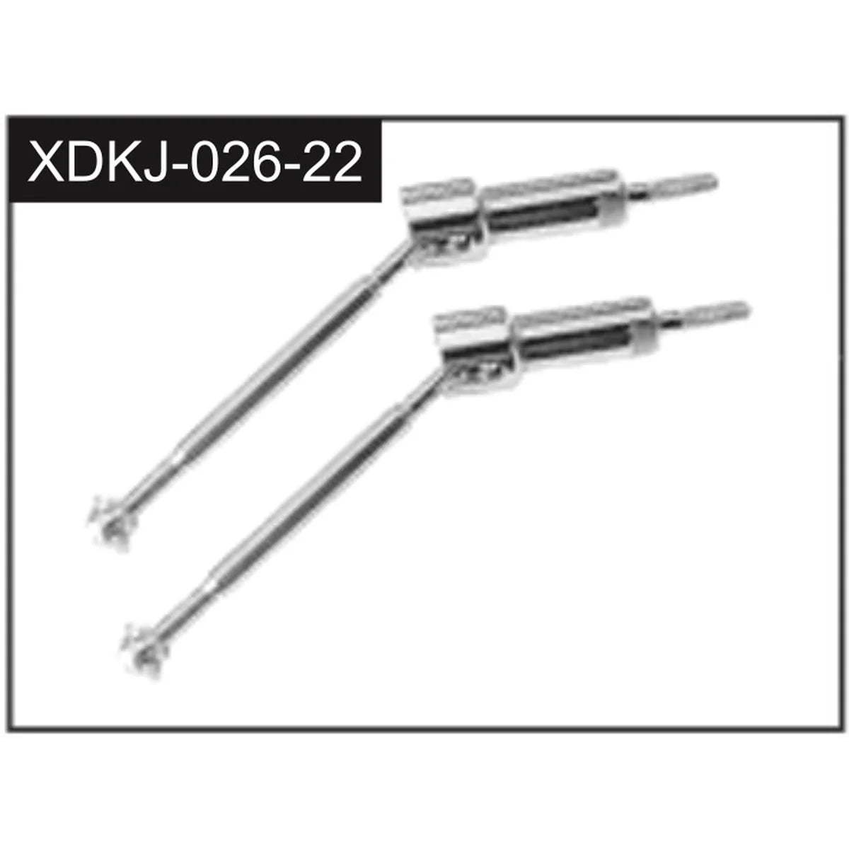 Absima Dogbones & Achsen hinten (2) J-026-22