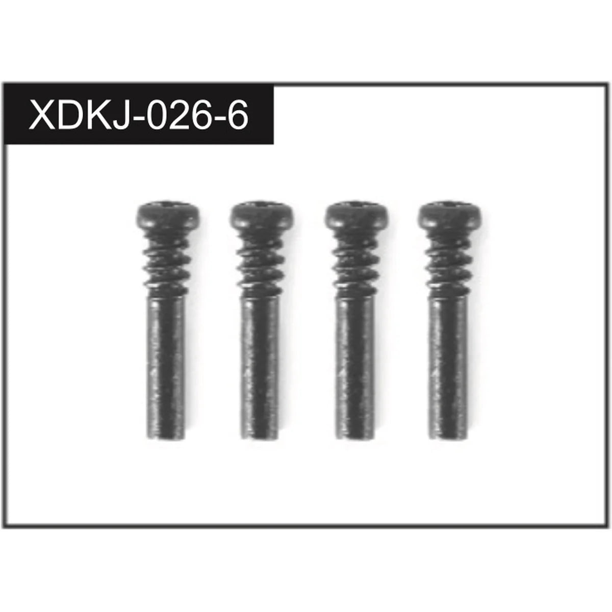 Absima 2.5x14 Schrauben (4) J-026-6