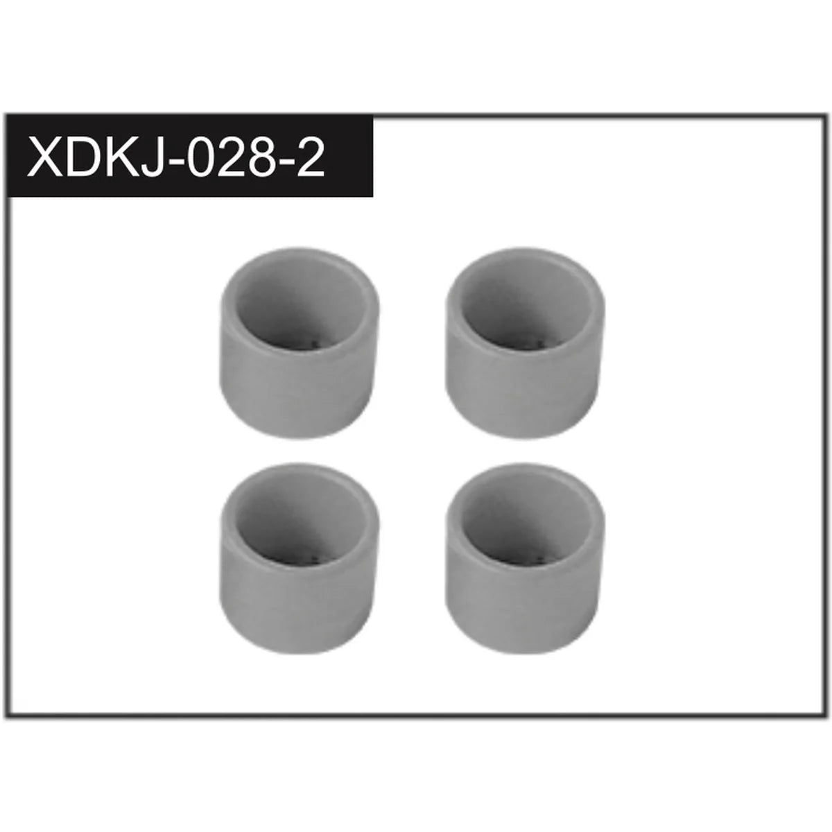 Absima Wheel Hub Adapter (4) (Rapid) Orange J-028-2 orange