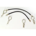 Absima Karosseriesplinte mit Seil, (80mm) Schwarz 2440025 Zubehör – Lieferumfang und Zubehör