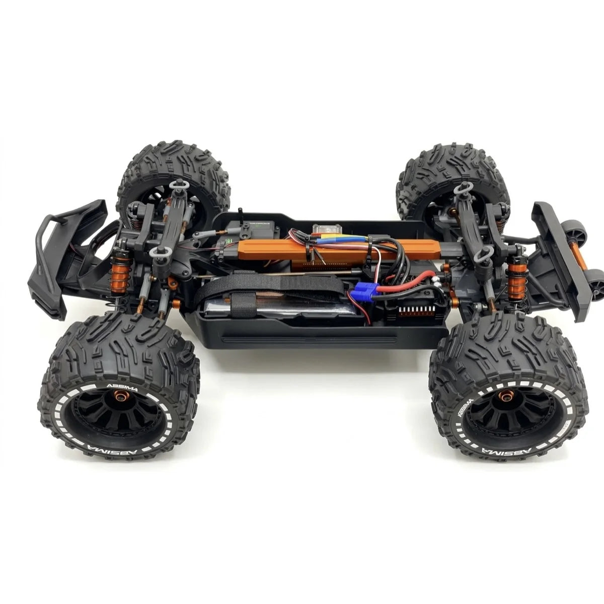 Absima Kinetic-9 BL/4S Monster Truck 4WD Blau 19001 im Maßstab 1:9 Monster Truck RTR – Draufsicht