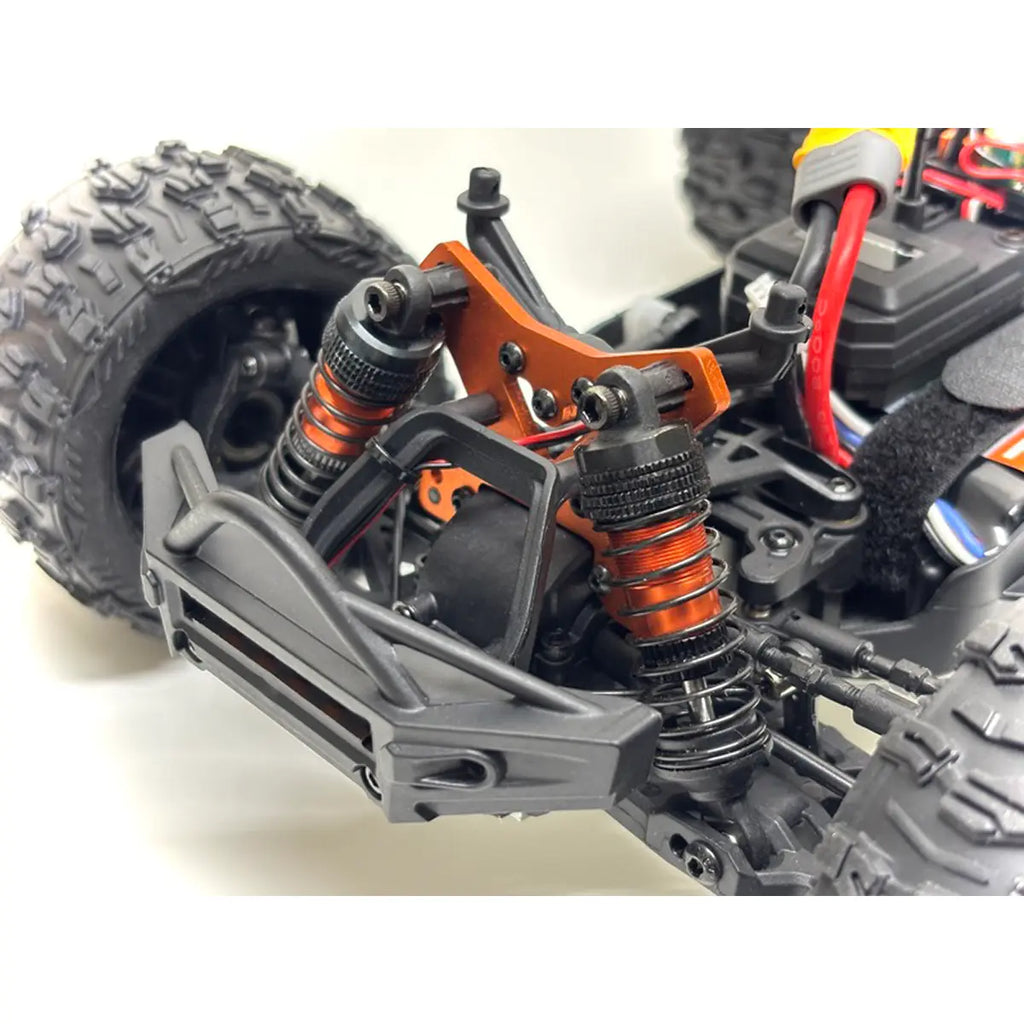 Absima MINI AMT BL/3S Monster Truck 1:16 RTR Lila 16030 – Alu-Dämpferbrücke mit Stoßfänger