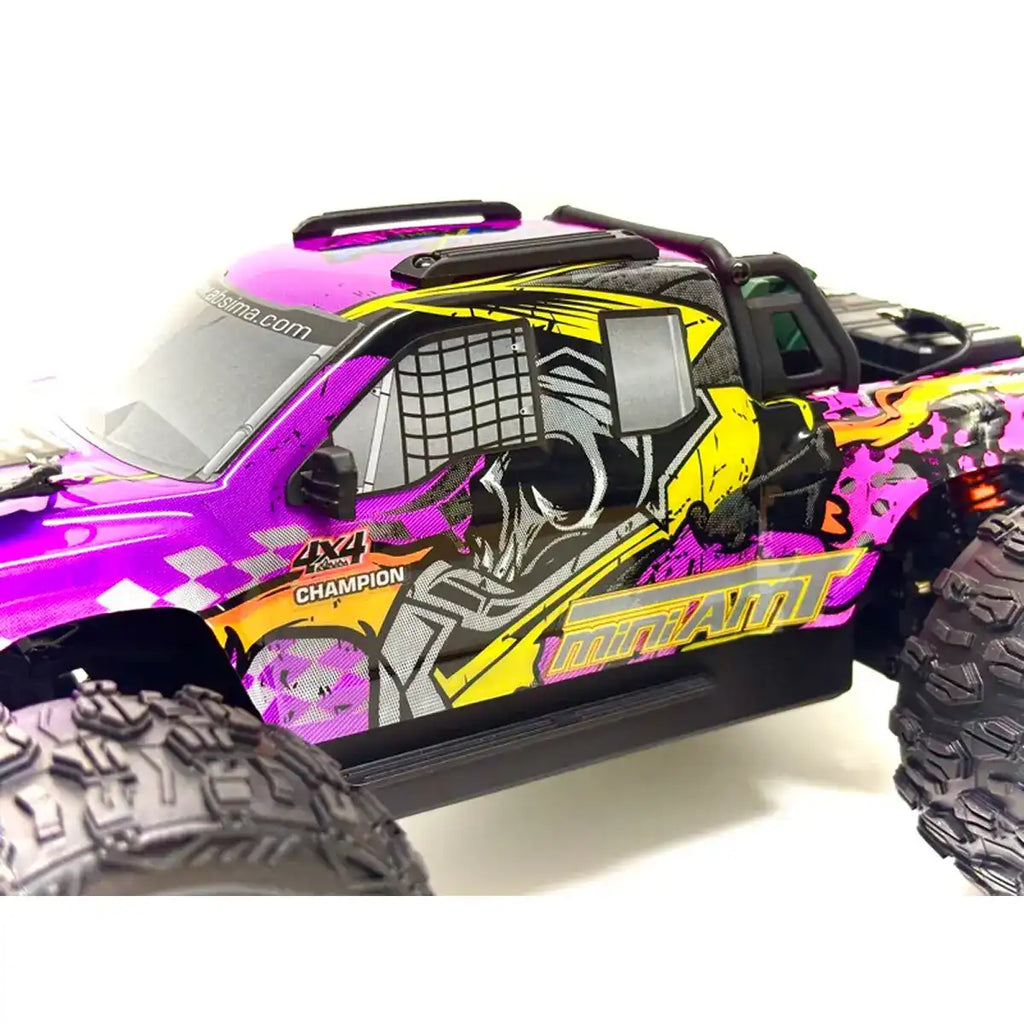Absima MINI AMT BL/3S Monster Truck 1:16 RTR Lila 16030 – Karosserie-Design im Detail