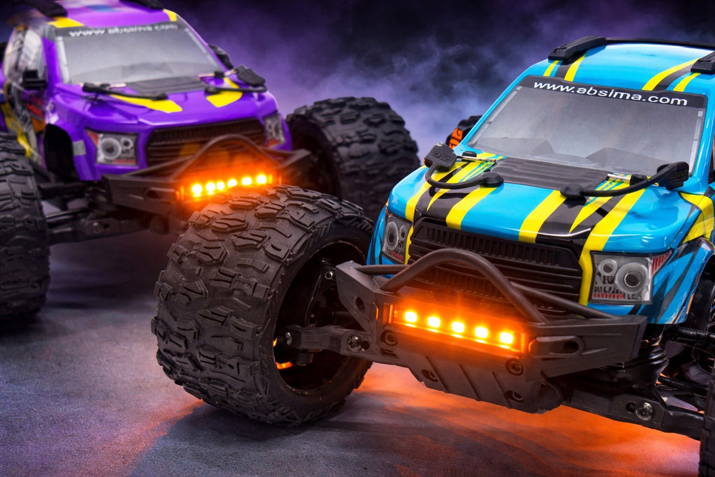 Absima MINI AMT BL/3S Monster Truck 1:16 RTR Blau 16031 – beide Farben mit LED-Beleuchtung