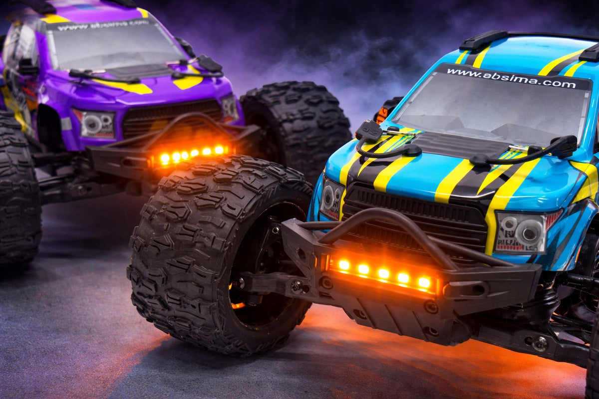 Absima MINI AMT BL/3S Monster Truck 1:16 RTR Blau 16031 – beide Farben mit LED-Beleuchtung