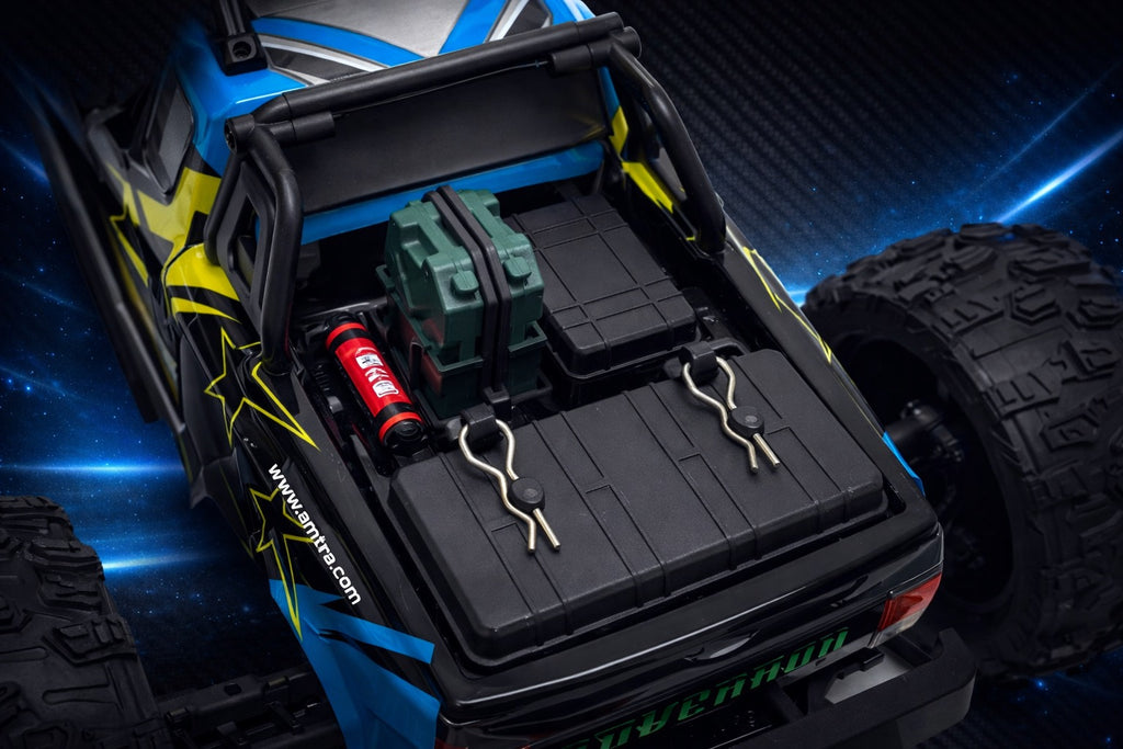 Absima MINI AMT BL/3S Monster Truck 1:16 RTR Blau 16031 – Draufsicht