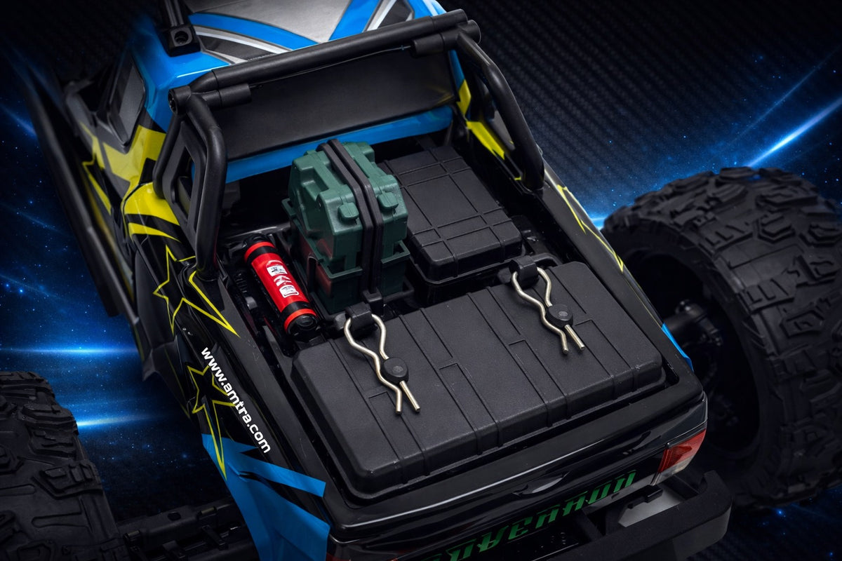 Absima MINI AMT BL/3S Monster Truck 1:16 RTR Blau 16031 – Draufsicht