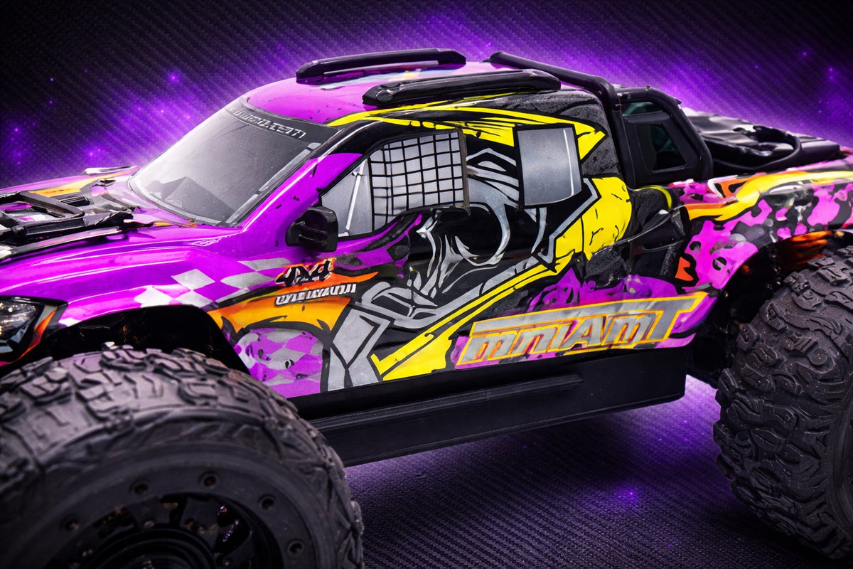 Absima MINI AMT BL/3S Monster Truck 1:16 RTR Lila 16030 – Frontansicht