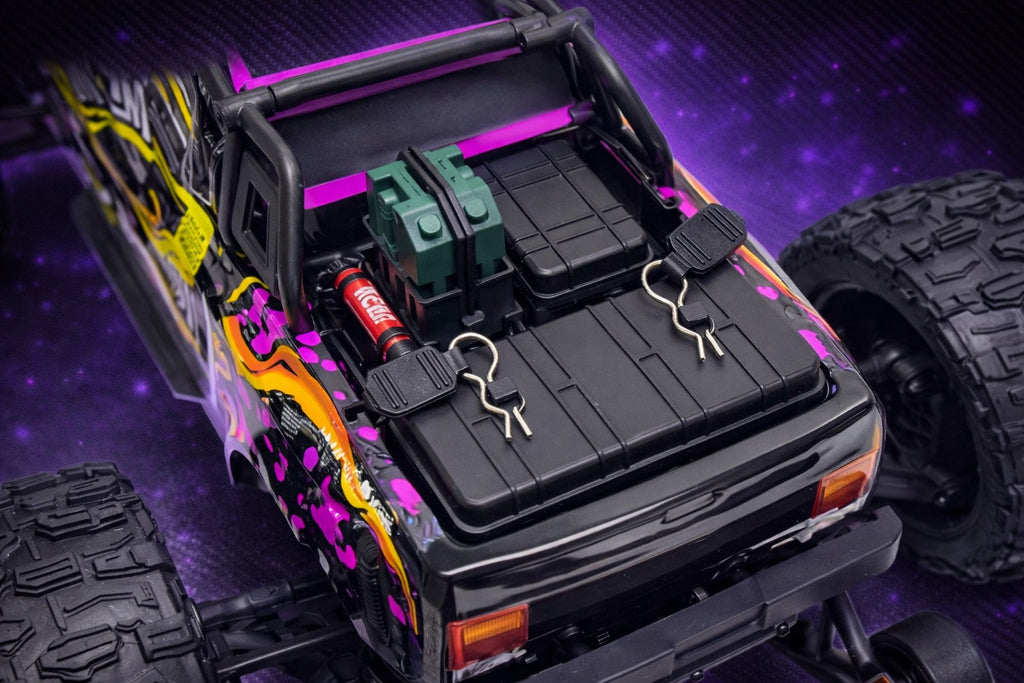 Absima MINI AMT BL/3S Monster Truck 1:16 RTR Lila 16030 – Karosserie im Detail
