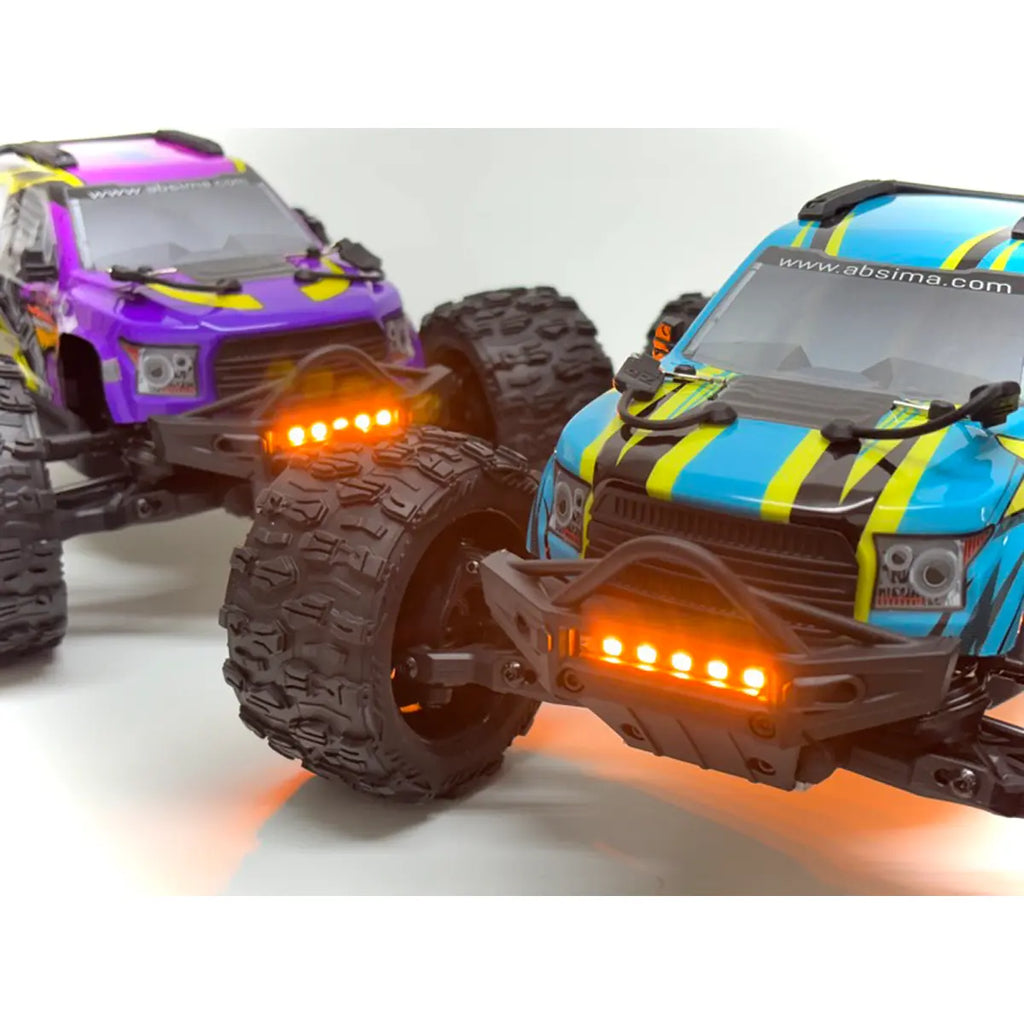 Absima MINI AMT BL/3S Monster Truck 1:16 RTR Blau 16031 – LED-Beleuchtung vorne