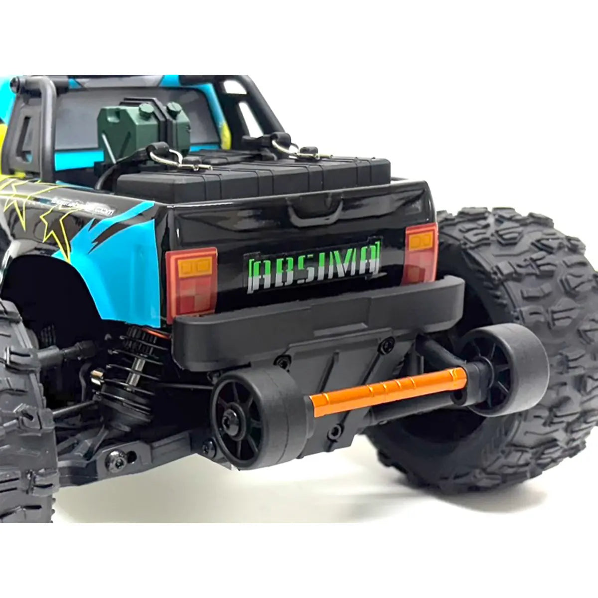 Absima MINI AMT BL/3S Monster Truck 1:16 RTR Blau 16031 – Heckansicht