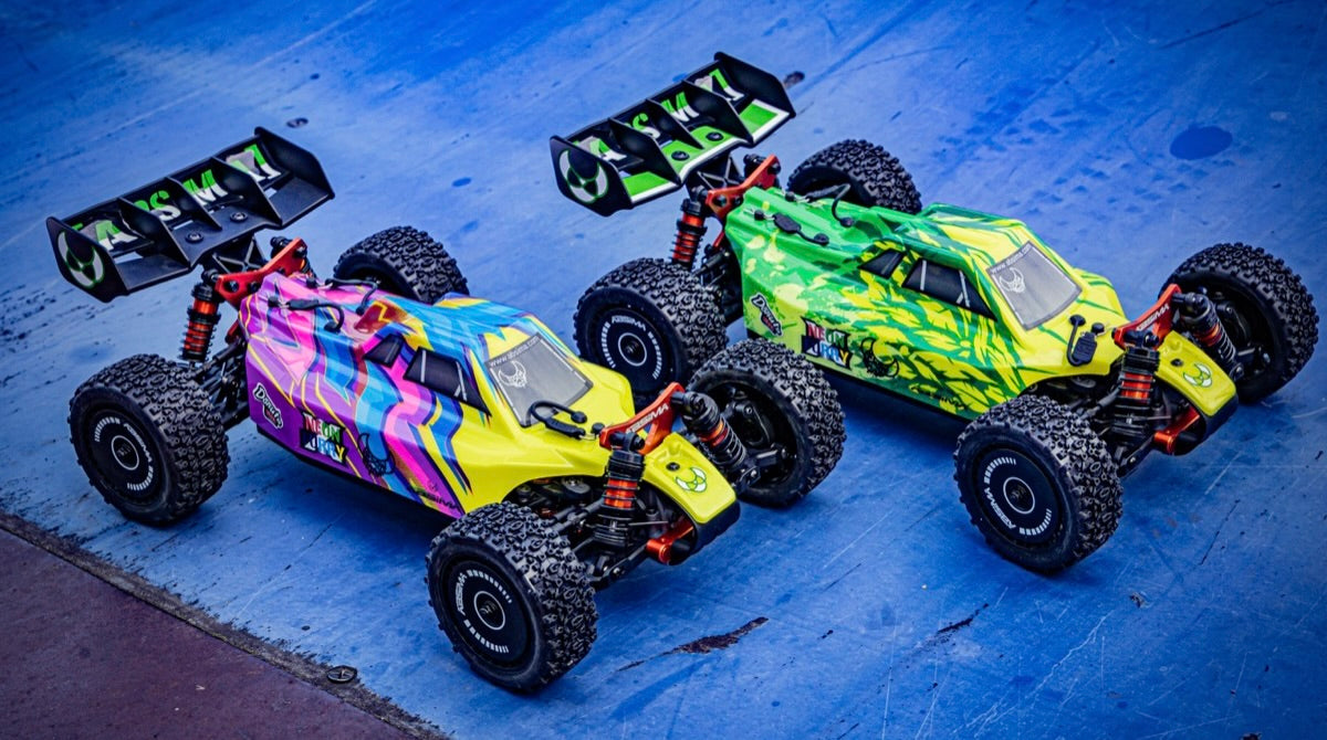 Absima Neon Furry 3S brushless Buggy 1:12 4WD RTR Grün 12121 – beide Farben im Gelände