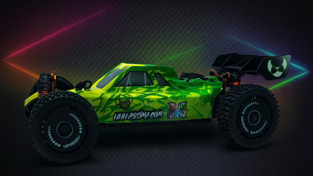 Absima Neon Furry 3S brushless Buggy 1:12 4WD RTR Grün 12121 – Studioaufnahme
