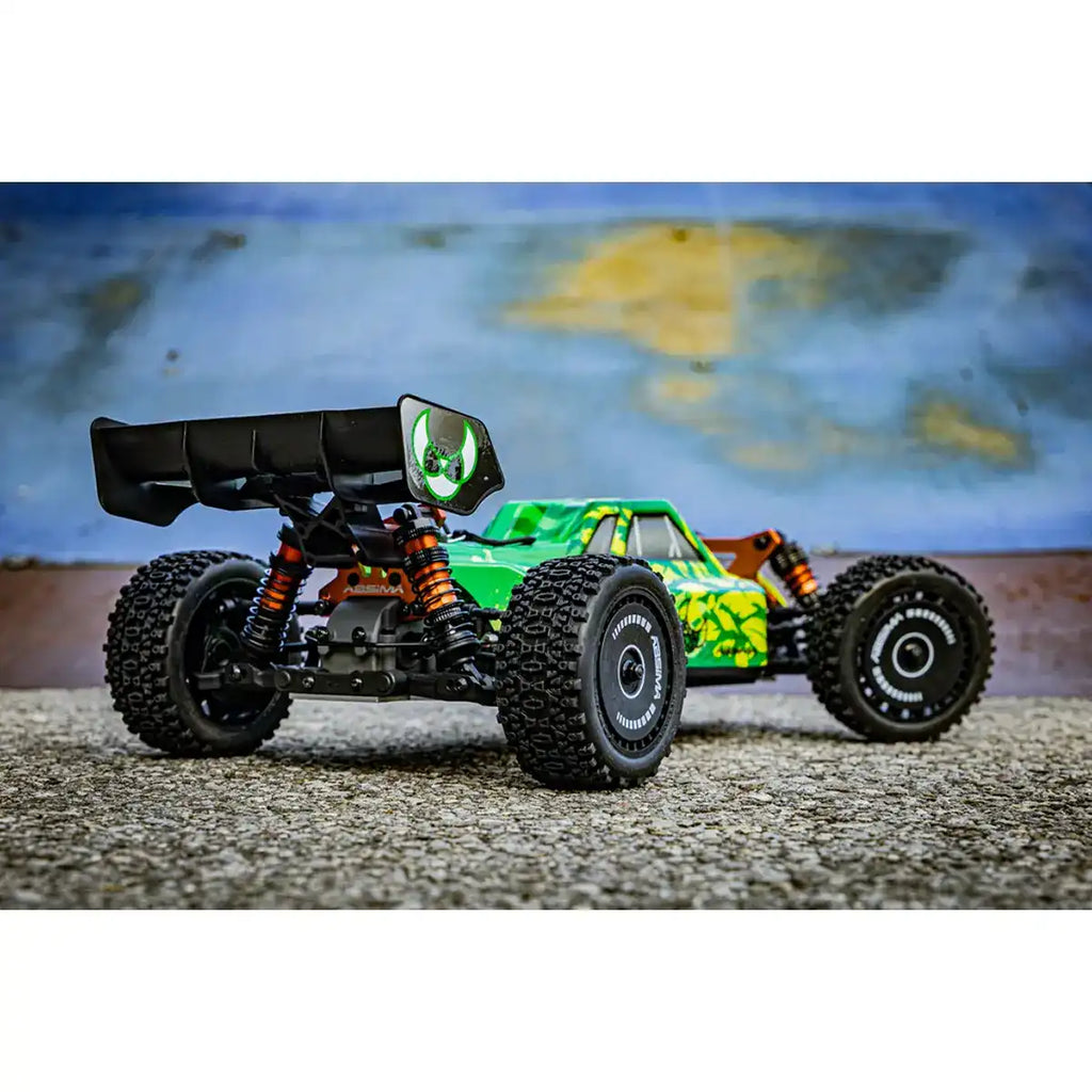 Absima Neon Furry 3S brushless Buggy 1:12 4WD RTR Grün 12121 – Seitenansicht im Freien